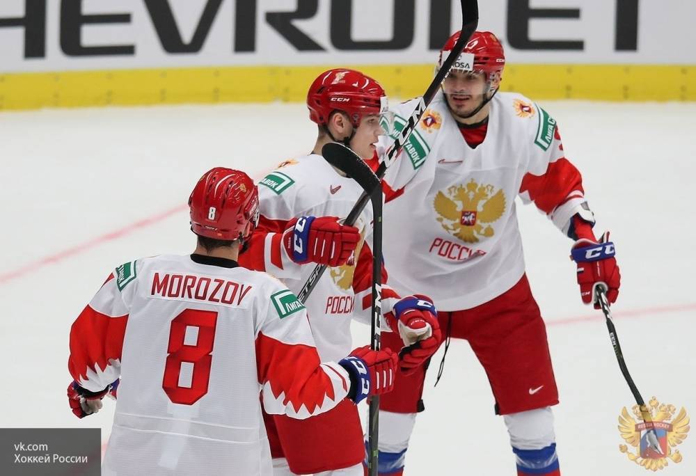 Сборная России по хоккею откатилась на предпоследнее место в группе МЧМ-2020