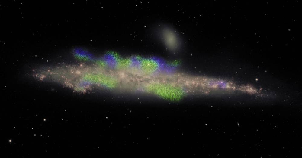 Астрономы засняли галактику NGC 4631