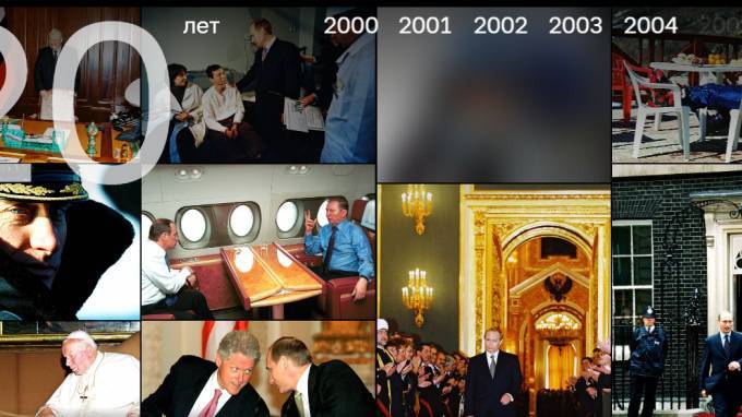 Кремль опубликовал серию фотографий к 20-летию президентства Путина