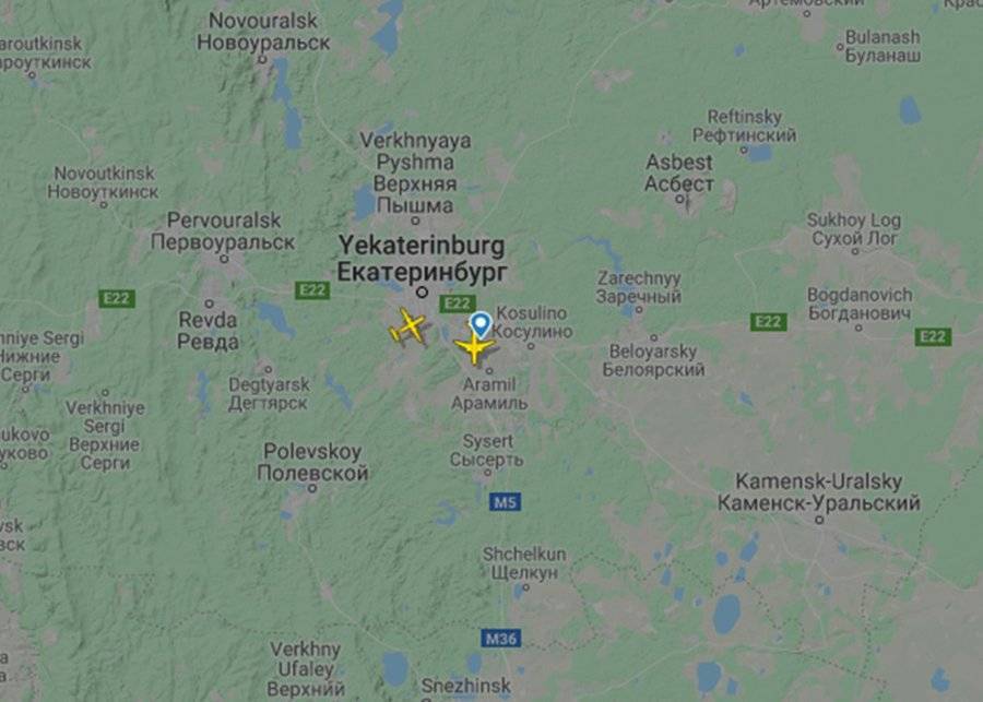 Два рейса Москва – Пермь совершили непредвиденную посадку в Екатеринбурге