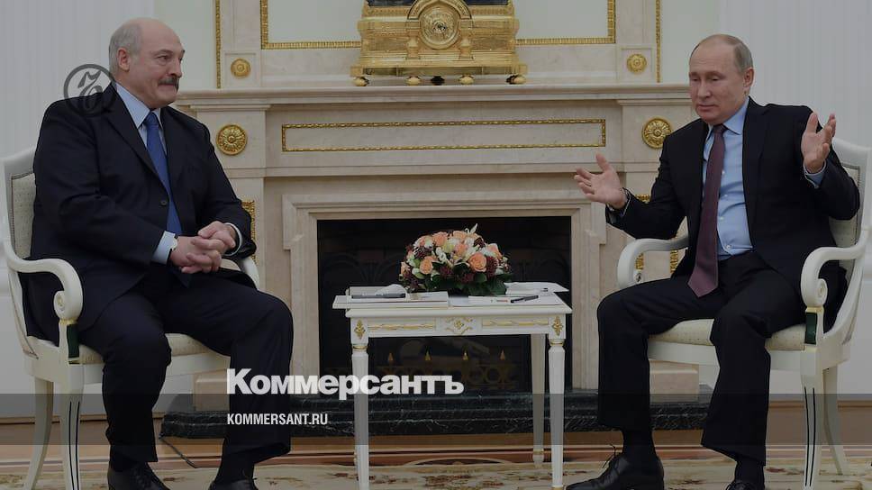 Путин и Лукашенко вновь обсудили поставки российской нефти в Белоруссию