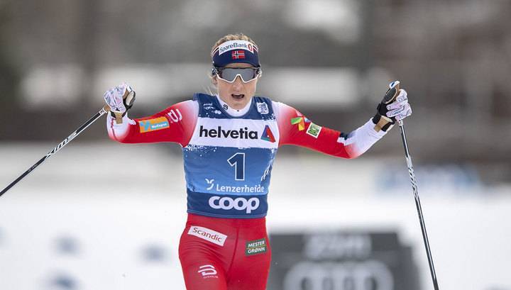 Норвежка Йохауг победила на этапе Тур-де-Ски