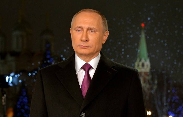 Новогоднее обращение Путина попало в Сеть