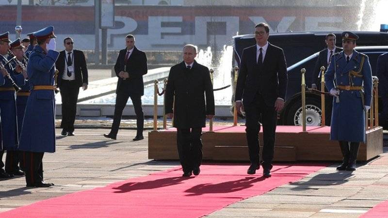 Вучич намерен обсудить с Путиным рост товарооборота между Сербией и Россией