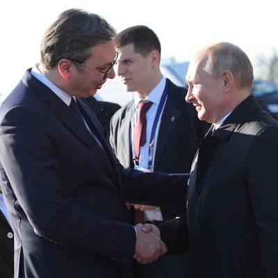 Путин встретится сегодня в Сочи с президентом Республики Сербия Вучичем