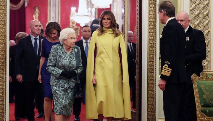 Меланья Трамп нарушила протокол на встрече с членами британской королевской семьи