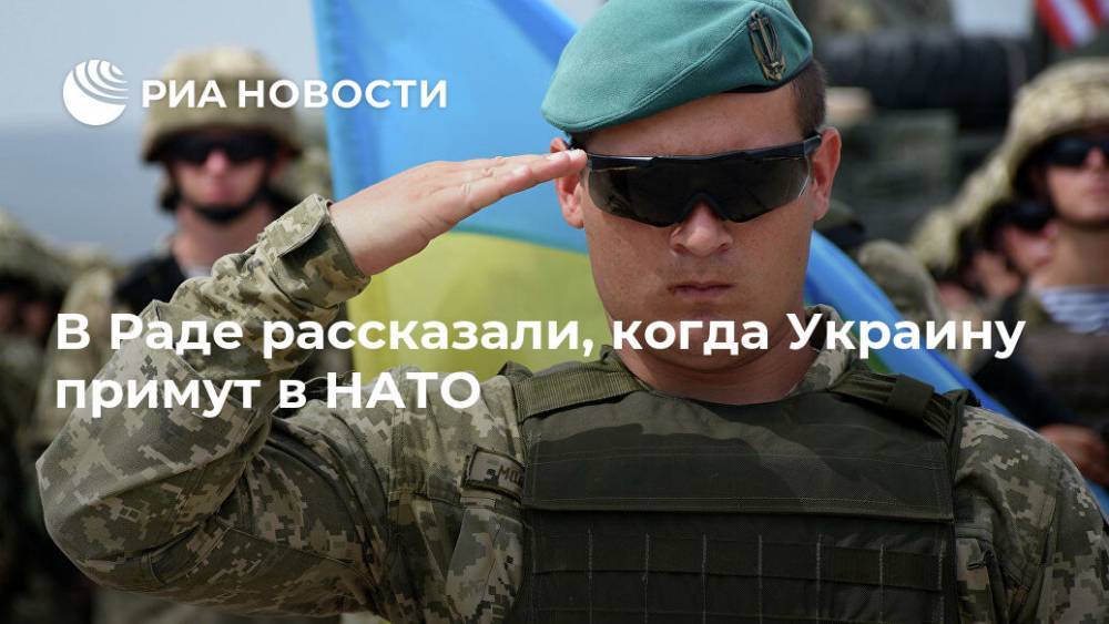 В Раде рассказали, когда Украину примут в НАТО