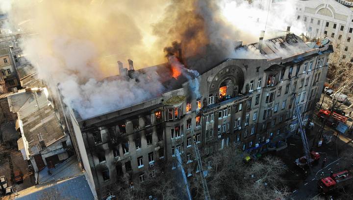 Пожар в одесском колледже: пострадали и пропали без вести десятки человек