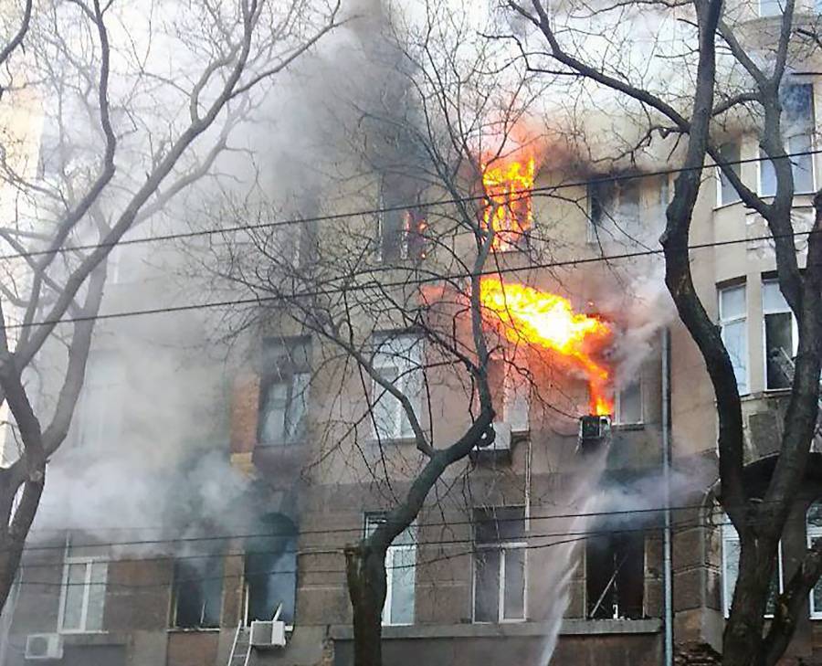 Число пострадавших при пожаре в Одессе достигло 29 человек