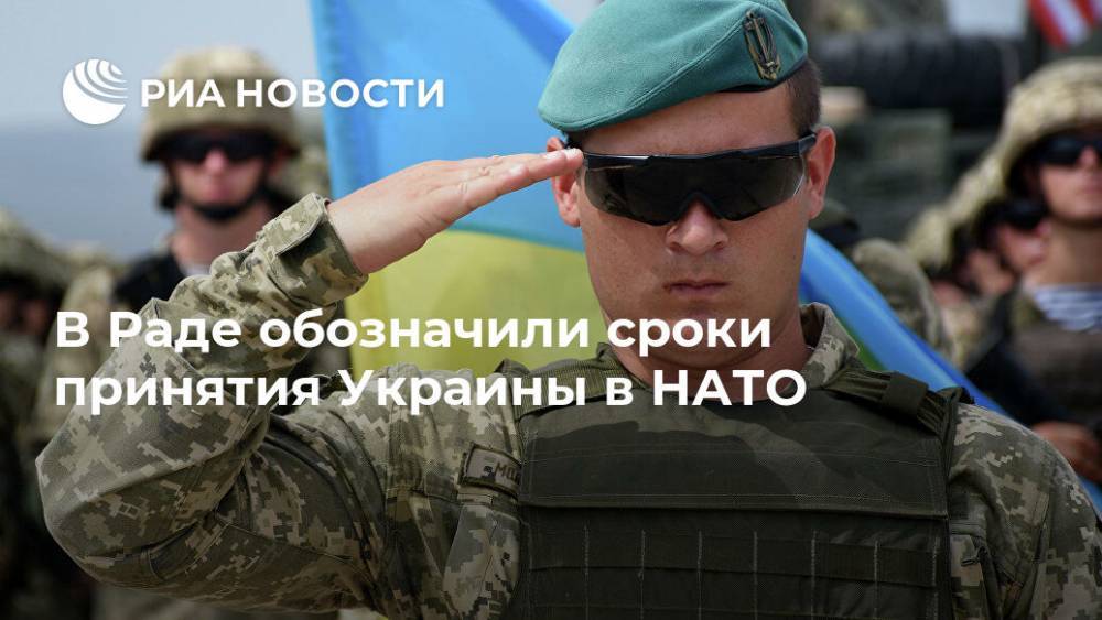 В Раде обозначили сроки принятия Украины в НАТО