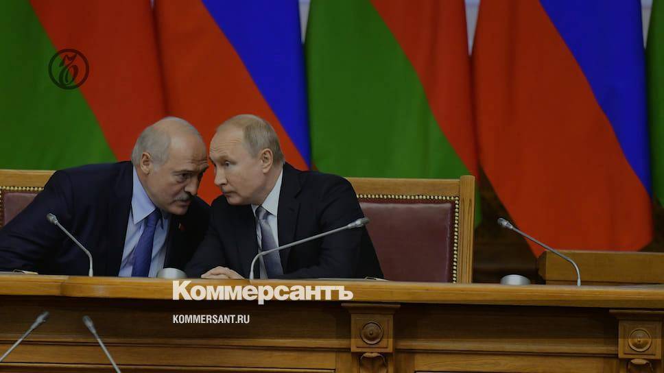 Лукашенко заявил об «антибелорусском давлении» на Путина