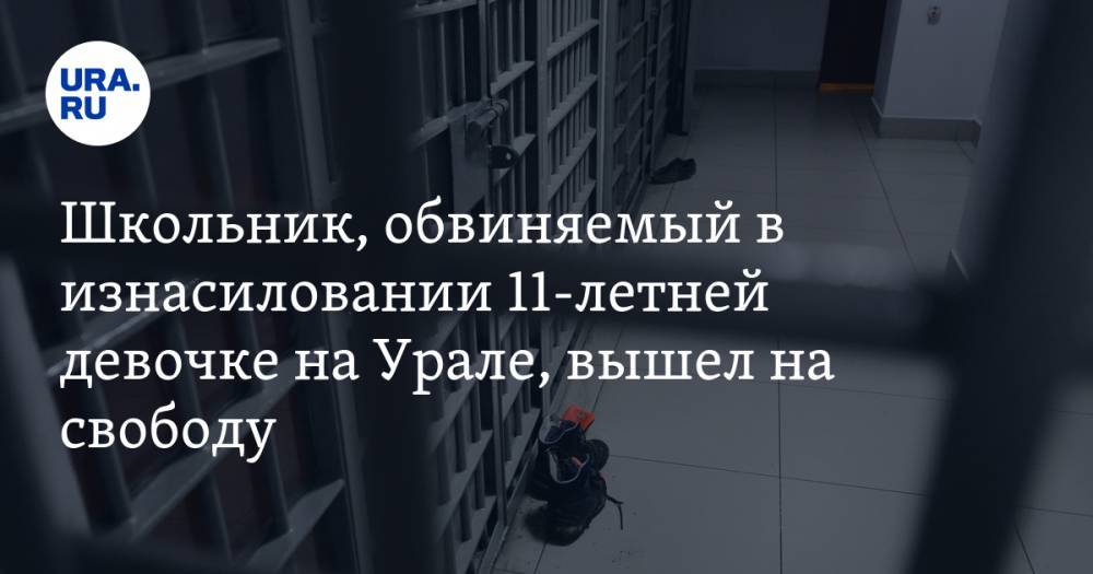 Школьник, обвиняемый в изнасиловании 11-летней девочке на Урале, вышел на свободу