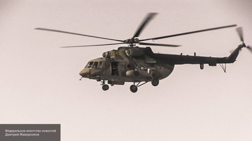 Российские вертолеты Ми-24 сопроводили колонну военной техники в сирийской Хасаке