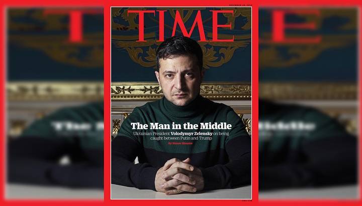 "Человек посередине": Зеленский попал на обложку журнала Time