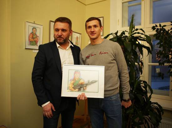 Полузащитника «Локомотива» нарисовали в образе Рембо