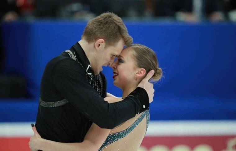 Бойкова и Козловский идут вторыми после короткой программы в финале ГП