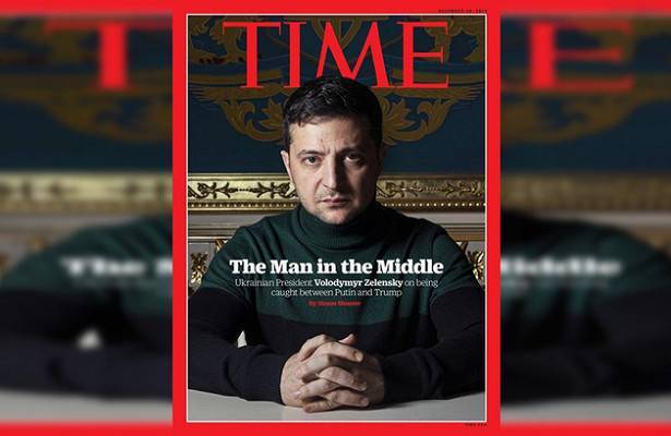 «Человек посередине»: Зеленский попал на обложку журнала Time