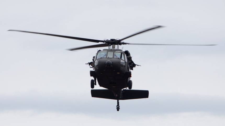 Вертолет Нацгвардии США Black Hawk потерпел крушение