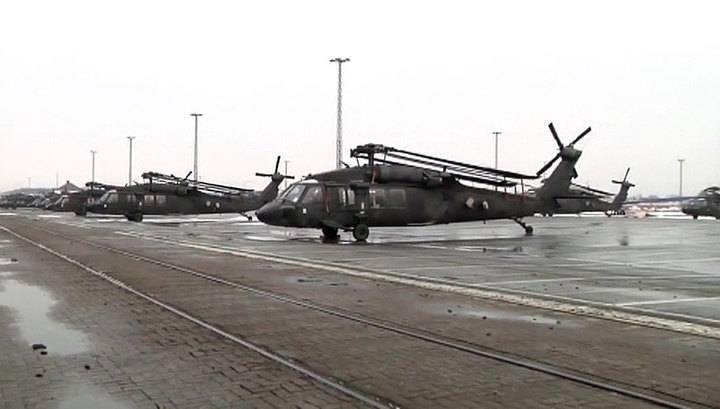 В США упал вертолет Black Hawk, три человека погибли