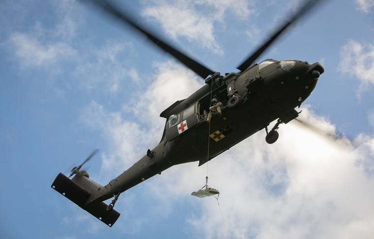 Трое военных погибли при крушении вертолёта в США