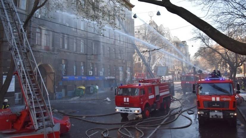 Число пострадавших при пожаре в колледже Одессы возросло до 32