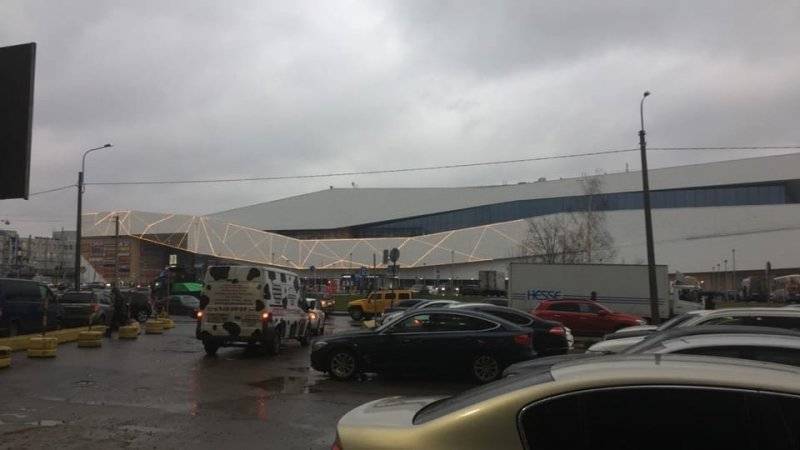 Снова эвакуировали ТЦ «Охта Молл» на Брантовской дороге
