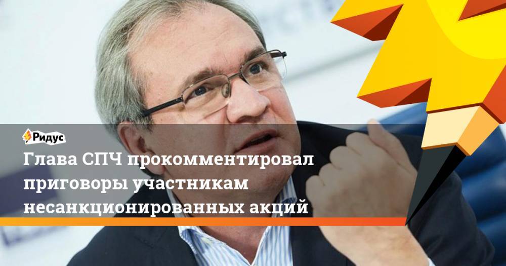 Глава СПЧ прокомментировал приговоры участникам несанкционированных акций