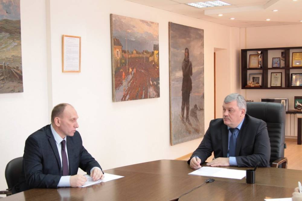 Сергей Гапликов провел рабочую встречу с мэром Воркуты Игорем Гурьевым