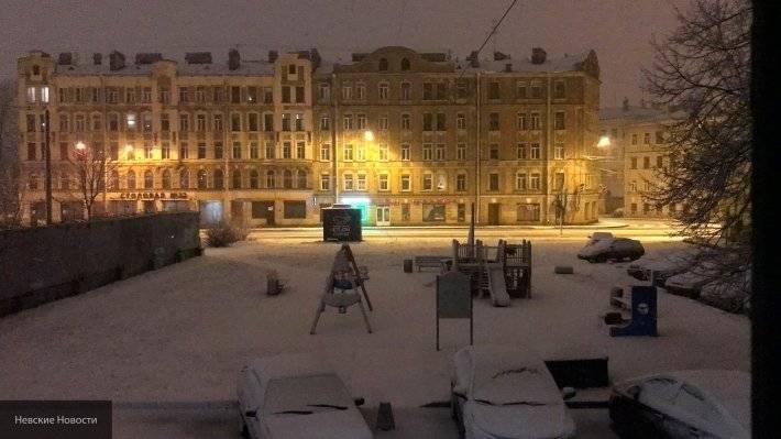 Снегоуборочная техника выходит на борьбу с выпавшим в Петербурге снегом