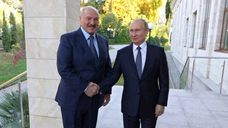 Путин поздравил Лукашенко с годовщиной подписания Договора о создании Союзного государства