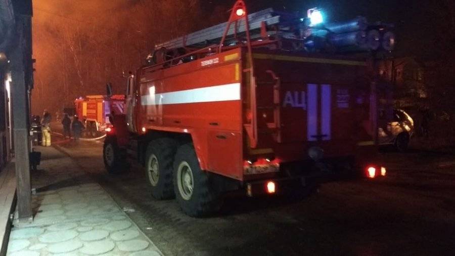 Пожар в гостинице в Подмосковье потушили