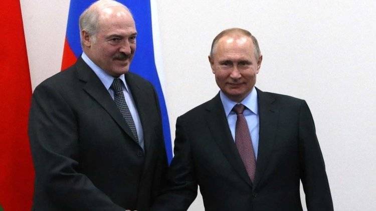 Путин и Лукашенко поздравили друг друга с 20-летием Союзного государства