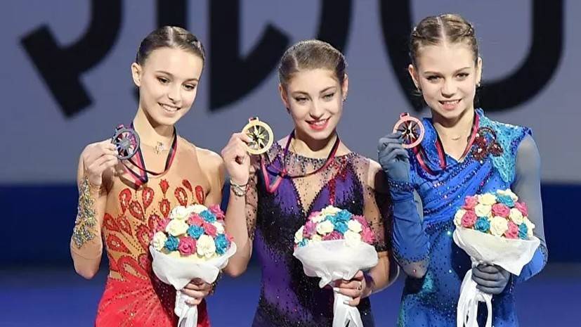 Глейхенгауз поздравил российских фигуристок с завоеванием медалей финала Гран-при