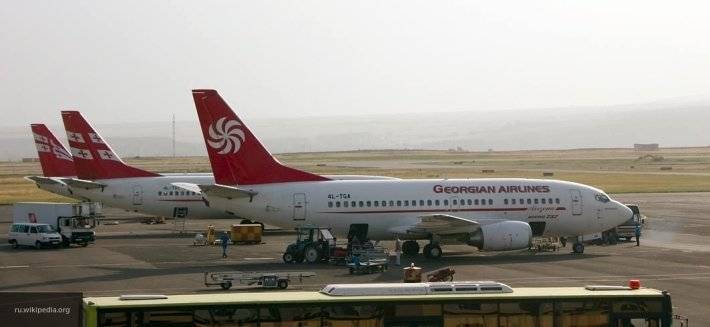 В аэропортах Грузии упал пассажиропоток из-за запрета на полеты из России