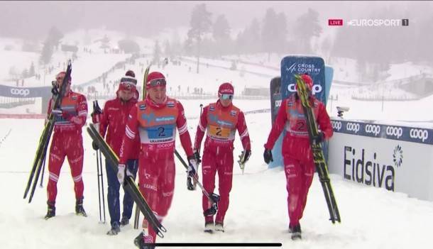 Лыжники Коми помогли сборной России доминировать в эстафете на этапе лыжного кубка мира