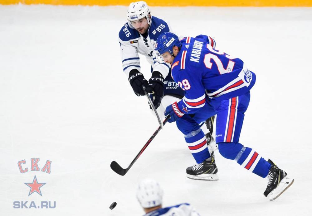 СКА отправился в Москву на матч с «Динамо» в рамках регулярного чемпионата КХЛ