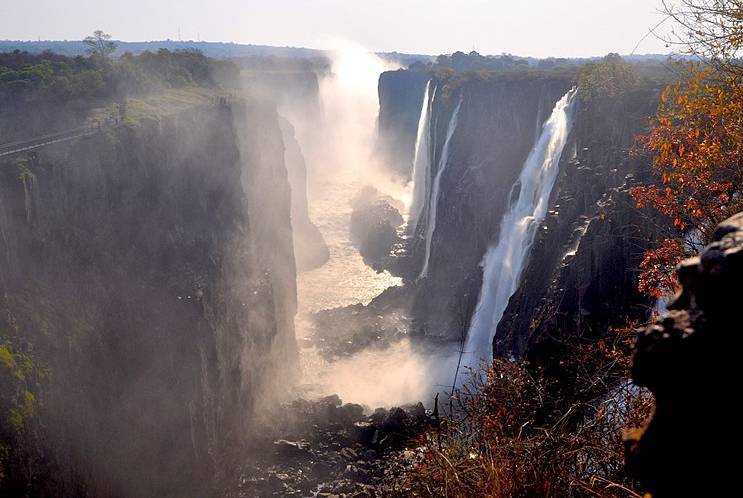 Ученые заявили об угрозе полного высыхания водопада Виктория