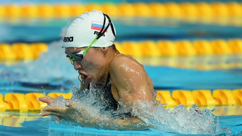 Пловчиха Темникова завоевала золото на дистанции 200 м брассом на ЧЕ в Глазго