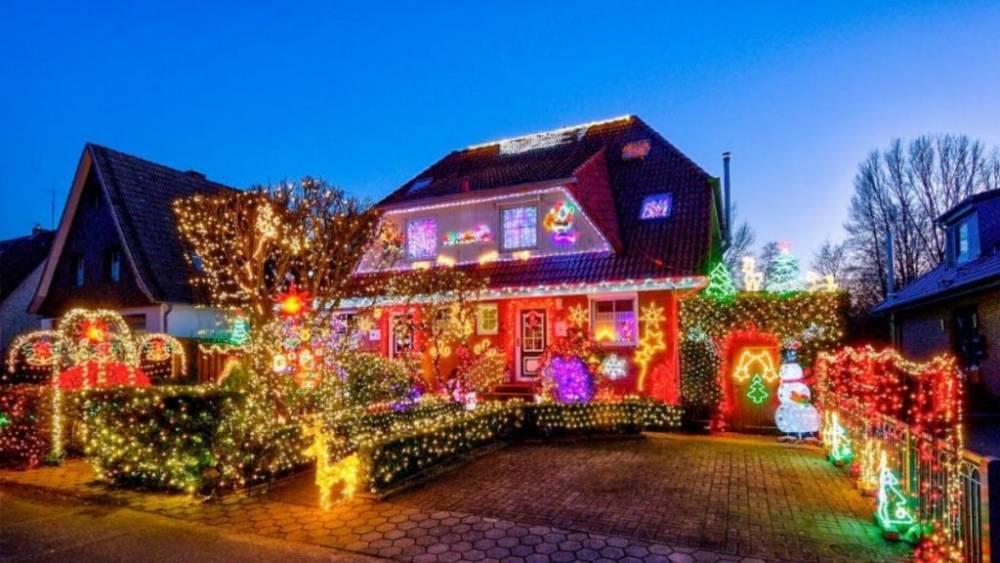 Самый яркий и сумасшедший рождественский декор жилых домов в Германии
