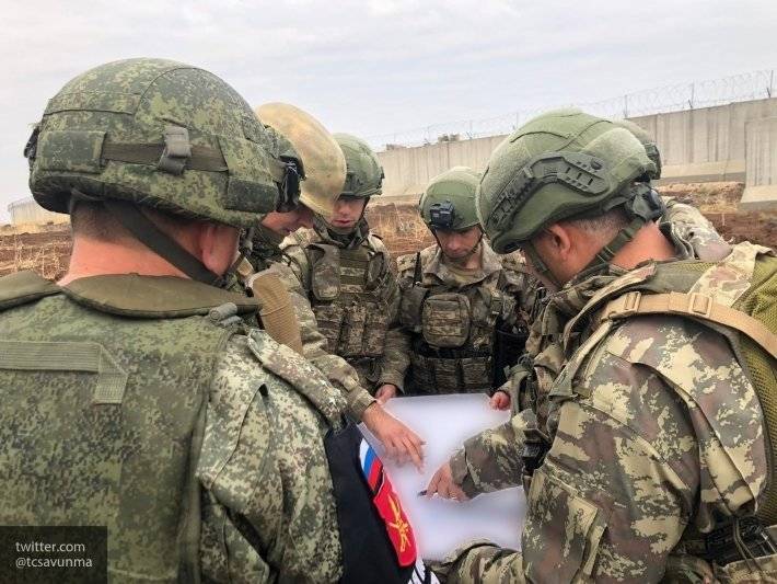Российские военные провели патрулирование в провинциях Алеппо и Ракка в Сирии
