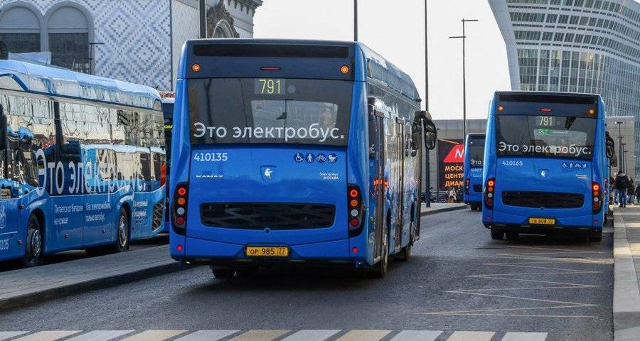 За год число электробусов в Москве вырастет до 600