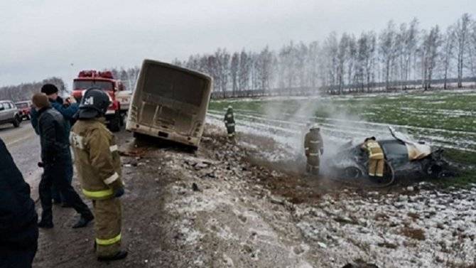 В ДТП с автобусом в Пензенской области погибла женщина