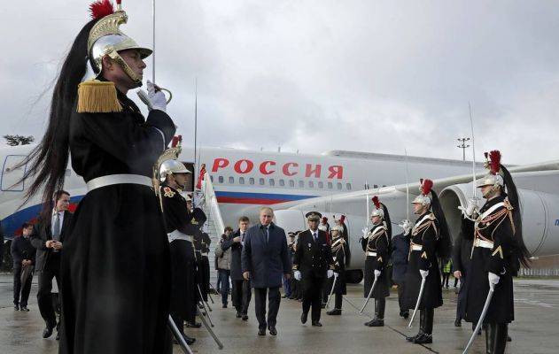 Путин прибыл во Францию для участия во встрече в «нормандском формате»