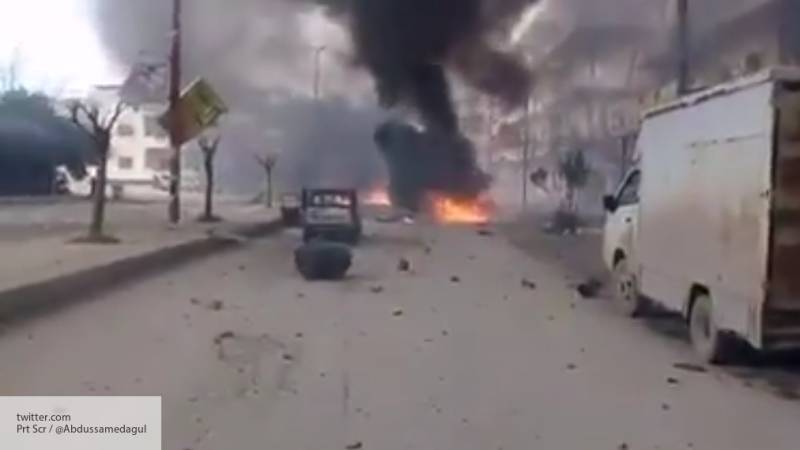 Один из районов Африна на севере Сирии подвергся обстрелу курдских террористов