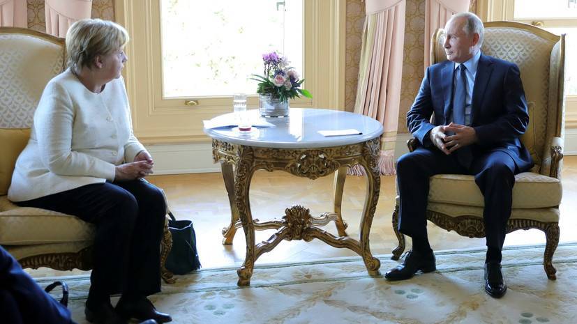 В Париже началась встреча Путина и Меркель