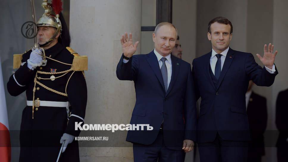 Путин и Макрон провели переговоры в Париже