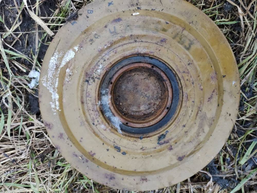 Возле деревни в Вологодском районе нашли «мину»