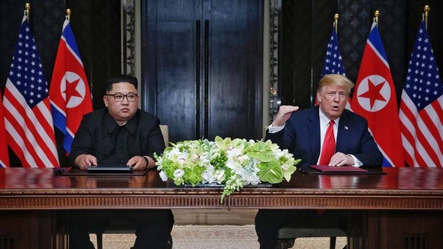 В Белом доме рассказали, как пройдет встреча Трампа и Ким Чен Ына