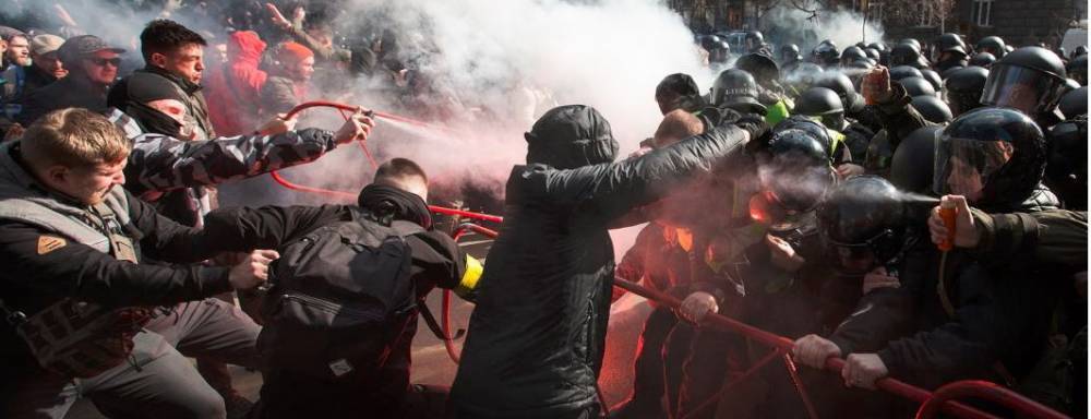 В Киеве ожидают ужесточения протестов «Нацкорпуса»
