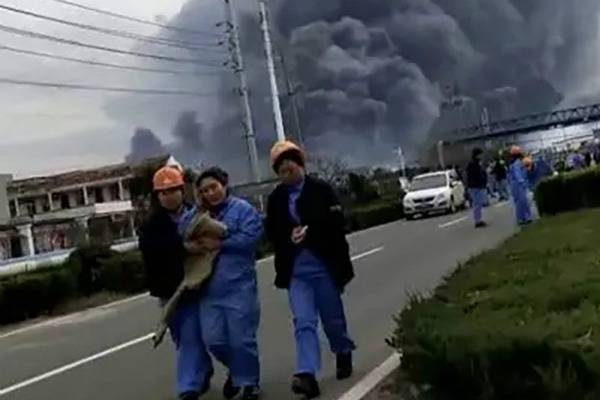 Взрыв на китайском химическом заводе спровоцировал мини-землетрясение